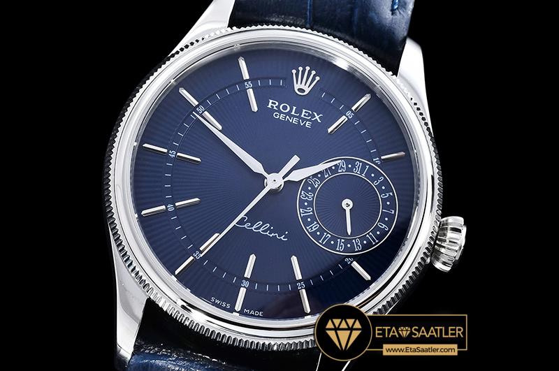 Rolex Cellini Date 50519 Mavi Kadran 1 1 Super Clone ETA